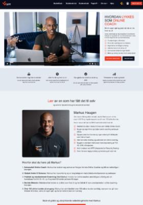 OnlineCoach landing page